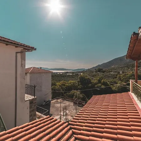 Apartament Pelion Charming Cottage, Panoramic Seaview Retreat Wolos